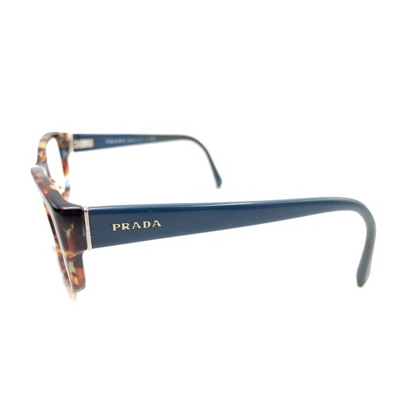 Prada VPR 18O NAG-1O1 Tortoise Brown Blue Green Eyeglasses Frames 54-18 135 - Picture 7 of 12